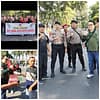 DPC Grib Kota Kediri, Gelar Jum’at Berkah Berbagi Sesama di Taman Harmoni Mojoroto Kediri